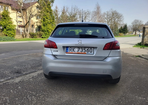 Peugeot 308 cena 36300 przebieg: 198000, rok produkcji 2016 z Gryfice małe 631